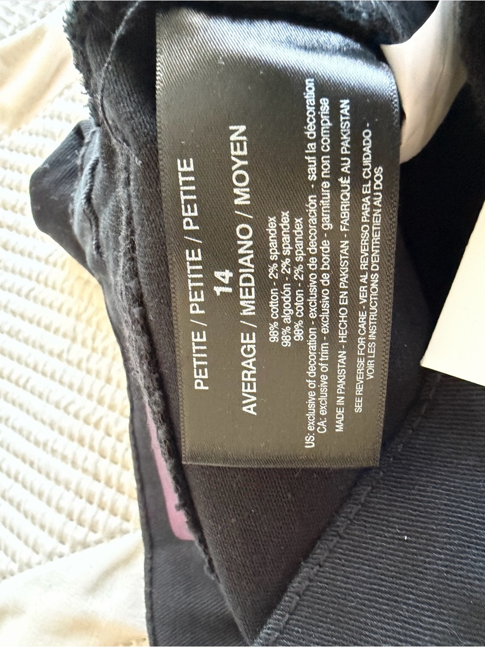 Gloria Vanderbilt Black Straight Leg Jeans - Picture 9 of 10